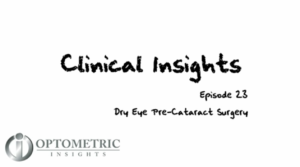 Dry Eye Before Cataract Surgery