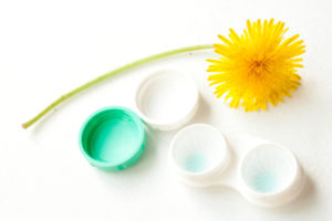 Aqua contact lenses